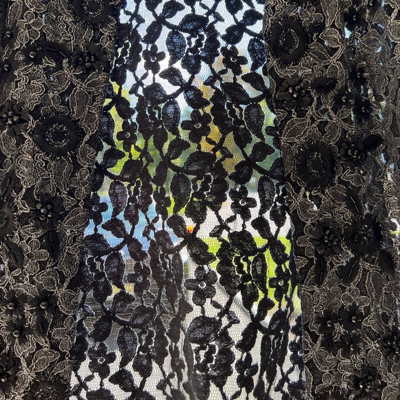 Chico size 1 black lace sheer jacket - Picture 3 of 5